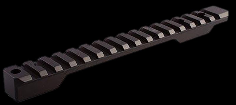 Talley Picatinny Rail Scope Base Long Action 20 MOA Aluminum Black Anodized PLM258160