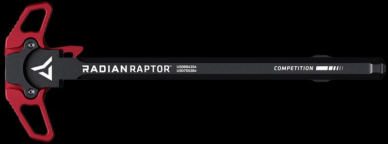 Radian Weapons Raptor Competition Ambidextrous AR-15 Charging Handle Red Anodized 7075