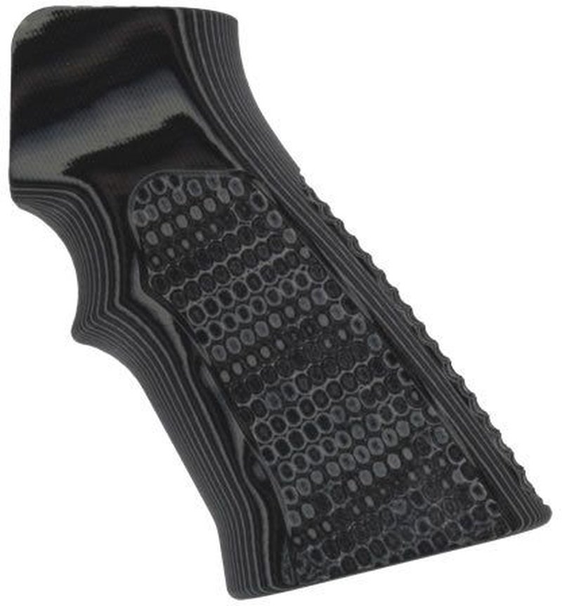 Hogue AR15 / M16 Piranha Grip G-10 - G-Mascus Black/Gray