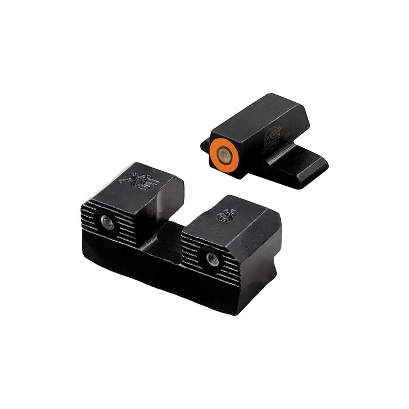 XS Sights R3D 2.0 Standard Height Night Sight Front/Rear, Orange/Orange