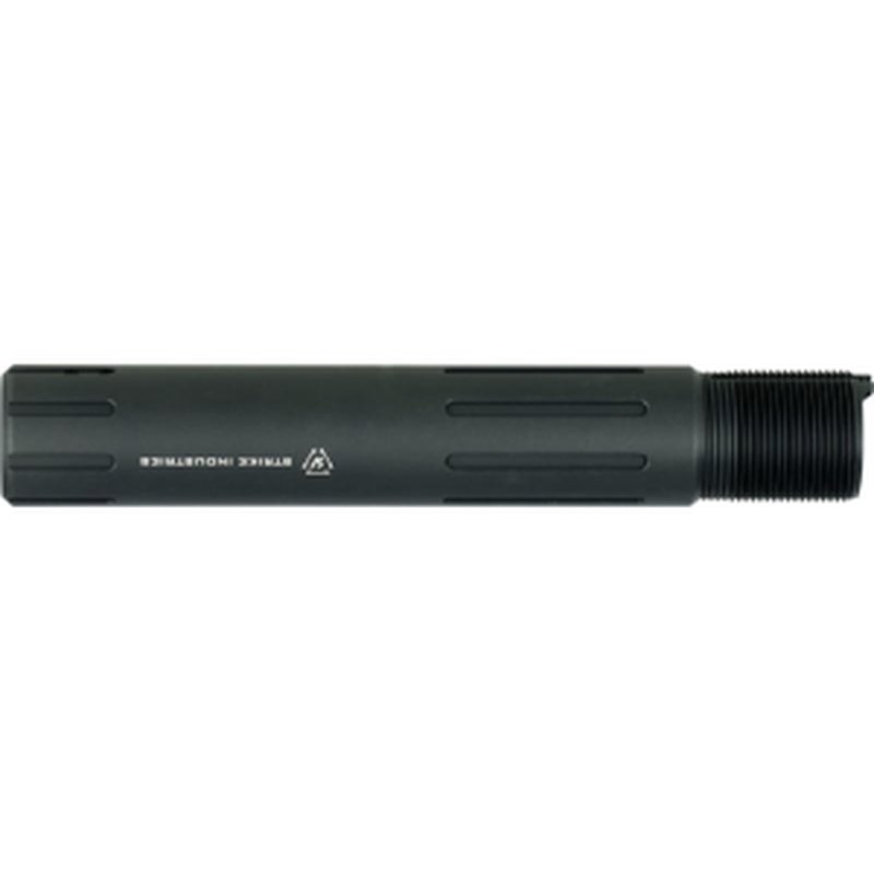 Strike Industries ARCARPRESLICKBK Receiver Extension Tube AR Pistol Platform Black Anodized Aluminum AR Carbine