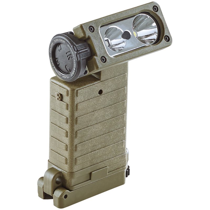 Streamlight Sidewinder X Aviation Right-Angle Flashlight Coyote Multi-Fuel 275 Lumens