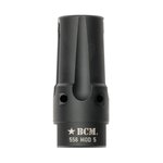 Bravo Company Mod 5 Compensator 1/2-28, Black