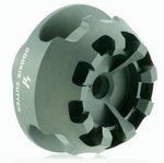 Strike Industries Cookie Cutter Comp Muzzle Brake 308 Win 7.62 NATO 5/8-24 Steel Black Matte CCCOMP308