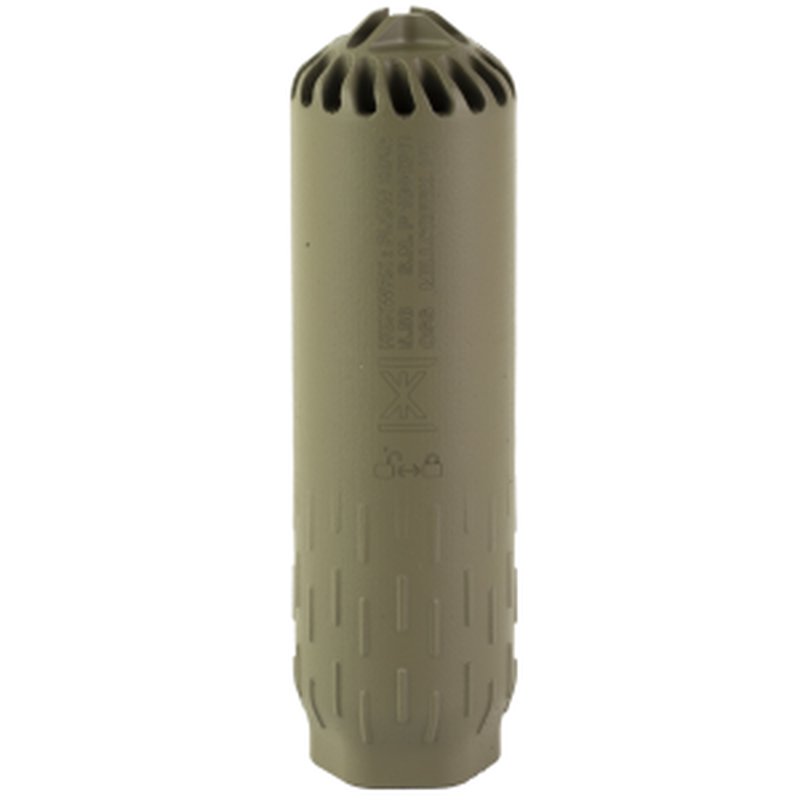 HUXWRX Flow 556K Suppressor 5.5in 556NATO Cerakote Flat Dark Earth 17-4PH Stainless