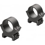 Leupold 174081 PRW2 Medium Scope Ring Set 1 in Tube Steel Matte Black