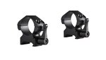Hawke Precision Steel Ring Mounts 1 Inch 2-Piece Weaver Medium Lever