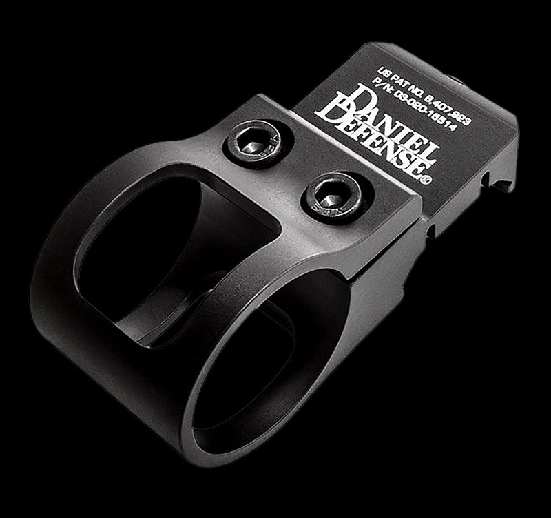 Daniel Defense Offset Flashlight Mount 1-Inch Ring 6061-T6 Aluminum Black Hardcoat