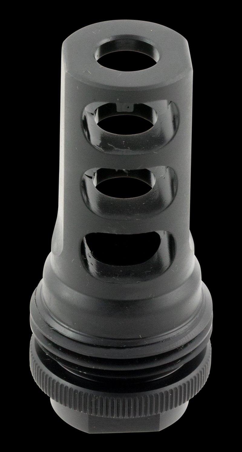 SilencerCo ASR 3-Port Muzzle Brake .30 Cal 1/2x28 Black AC1282