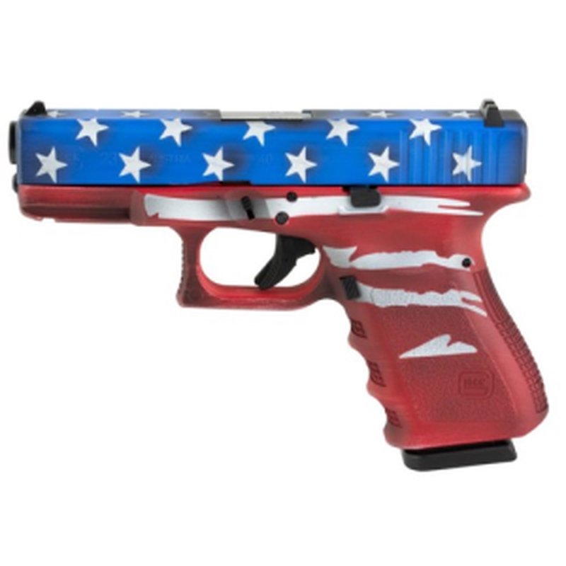 Glock G23 Gen 3 .40 S&W 4.01in 13-Round Compact Pistol, Skydas Cerakote
