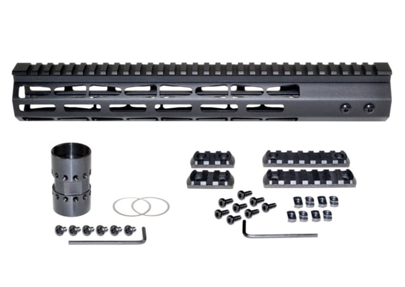 Presma AR-10 LR 308 Super Light M-LOK Series Free Float Handguards 13in DPMS Low Profile