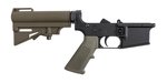 PSA Classic AR-15 Complete Stealth Pistol Lower W/HAR-15 Brace, ODG
