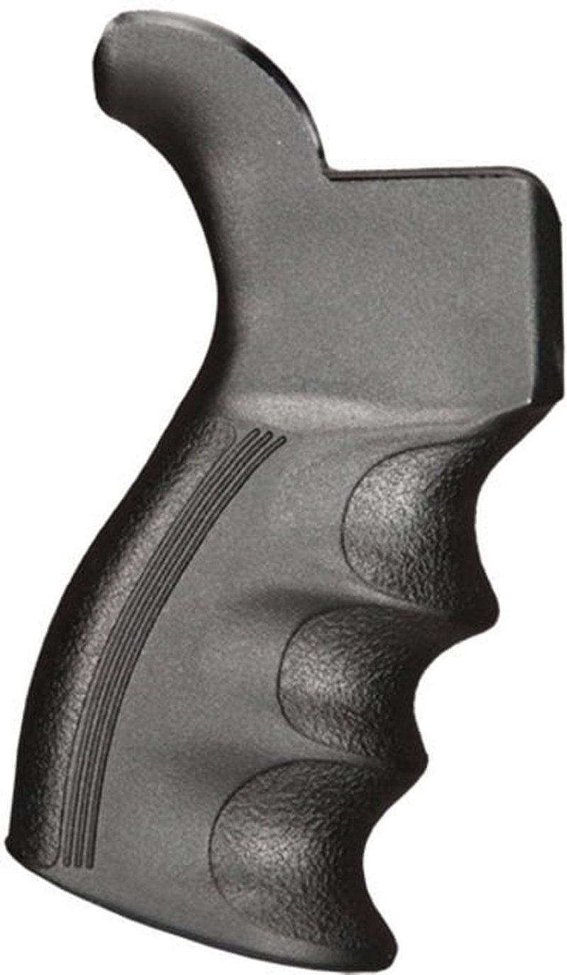 Advanced Technology Classic AR-15 Pistol Grip With Finger Grooves, Black - ARA3200
