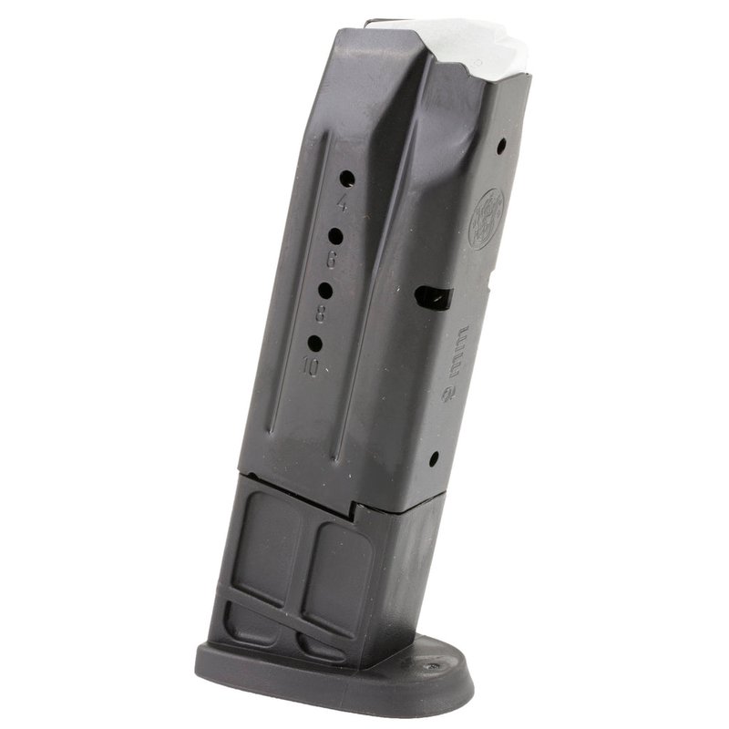 Smith & Wesson M&P9 Magazine 9mm 10-Round Steel Body Polymer Base/Follower