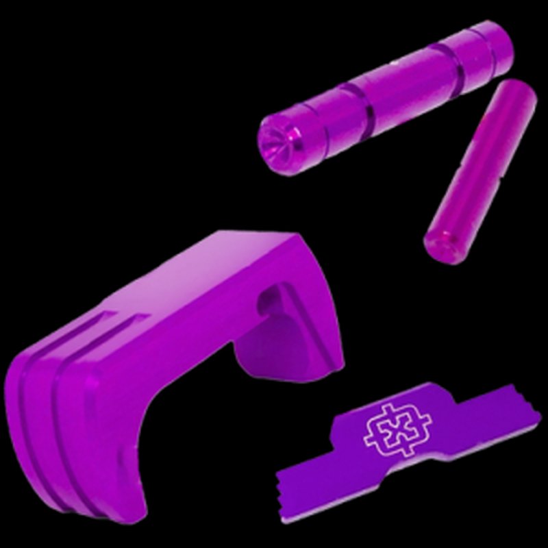 Cross Armory G43 3-Piece Action Kit Purple (CRG43SOKKPL) for Glock 43
