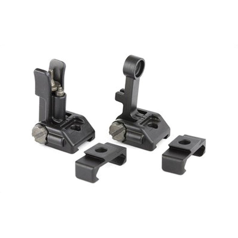 Griffin Armament M2 Folding Front & Rear Sights 12 O'Clock Picatinny