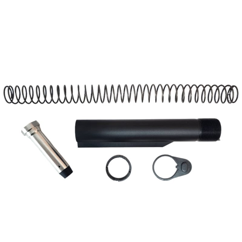 HIPP Customs AR-15 Complete Buffer Tube Kit Black MIL-SPEC