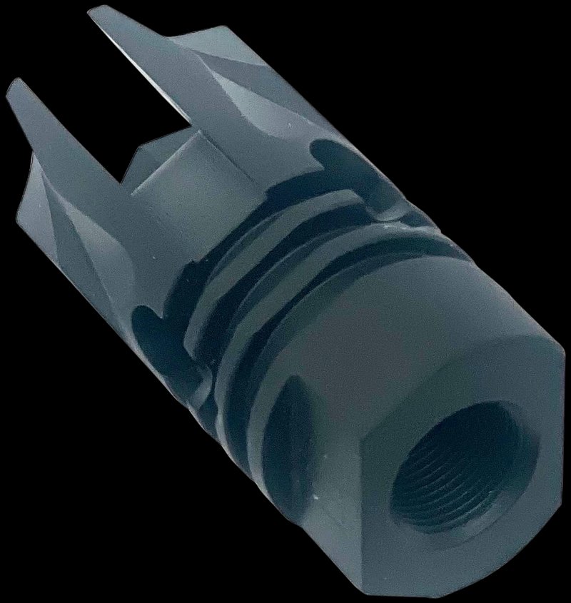 LBE Unlimited AR-15 REV Flash Hider 5.56 NATO 1/2-28 Matte Black ARFHREV