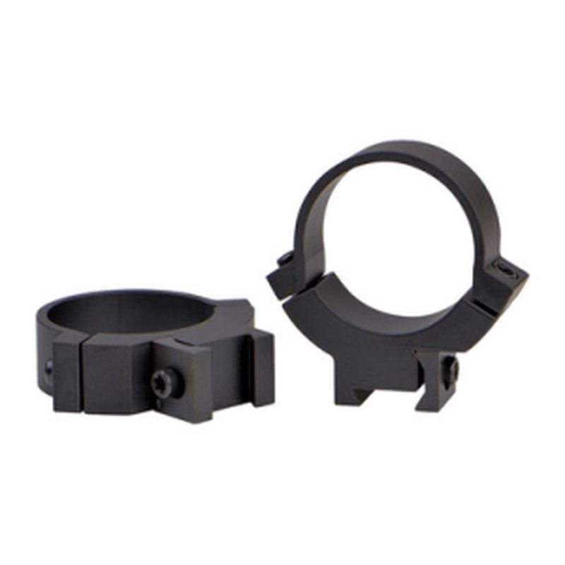Warne Maxima Horizontal PA Rimfire 30mm High Rings 3/8 Dovetail Matte Black