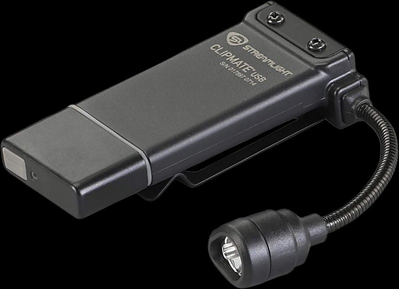 Streamlight ClipMate USB Clip-On Light White Red LED 70 Lumens 61126