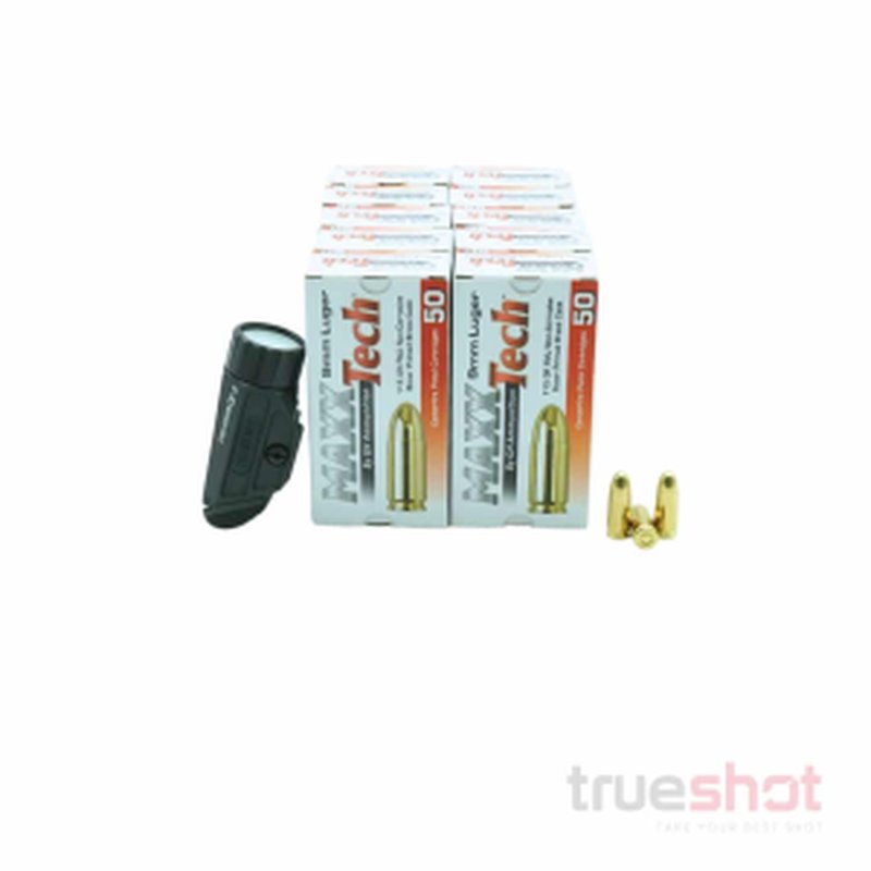 Holosun P.ID Black Pistol Light Bundle + 500 Rounds 9mm 115 Grain FMJ