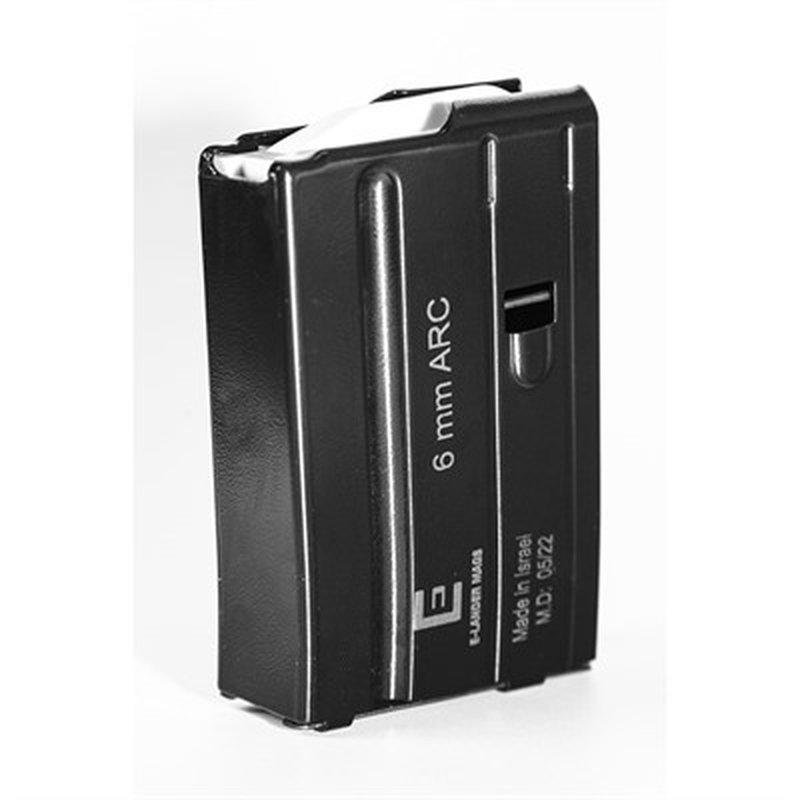 E-Lander AR-15 Steel 6mm ARC Rifle Magazine 4 Round Black