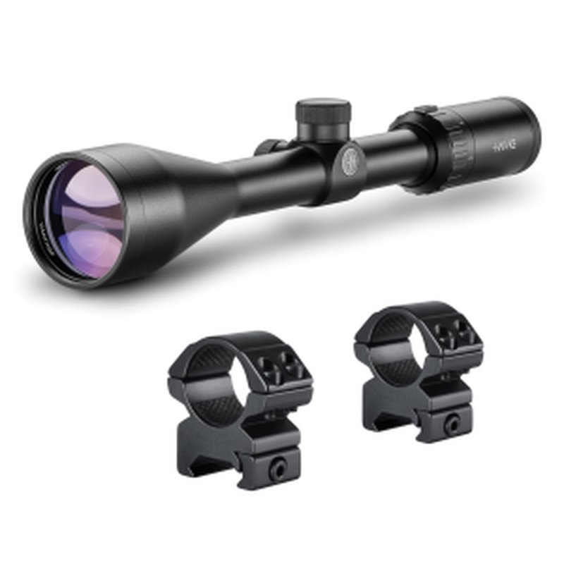 Hawke Vantage 3-9x50 Riflescope with Match Mount and 1in Medium Weaver Rings
