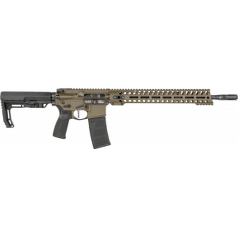 Patriot Ordnance Factory 01752 Minuteman Direct Impingement 16.50" 30+1 Patriot Brown Rec/14.5" M-Lok Handguard Black Nitride Barrel Black Polymer Grip 6 Position MFT Stock