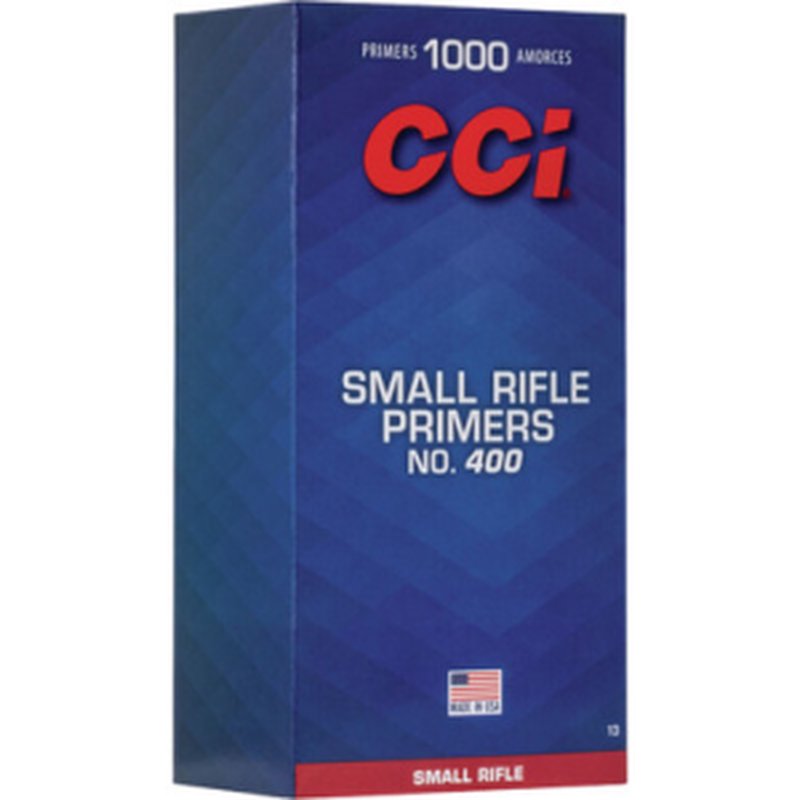 CCI Standard Rifle Primers 400 Small 1000-Pack HAZ