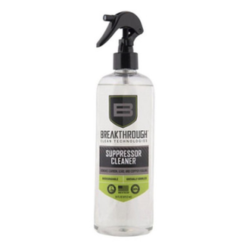 Breakthrough Clean Suppressor Cleaner Solution 16oz Spray Bottle