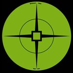 Birchwood Casey 33936 Target Spots 6" Crosshair Adhesive Paper 10-Pack