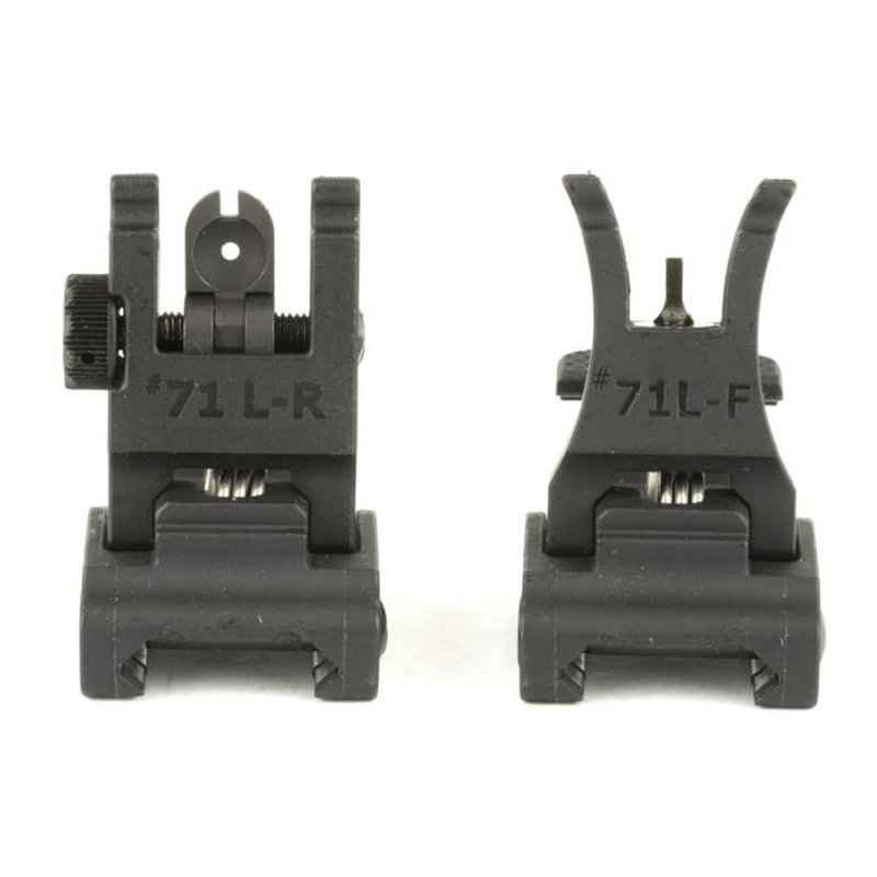A.R.M.S., Inc. Picatinn Polymer Top Mounted Deployable Iron Sight ARMS71LF-R Color: Black