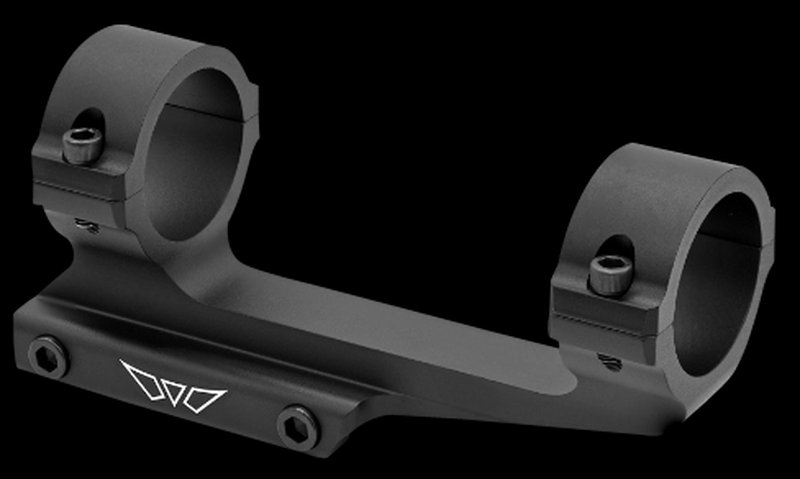 Warne Vapor 30mm Cantilever Scope Mount for Picatinny Modern Sporting Rifles Matte Black V4002M