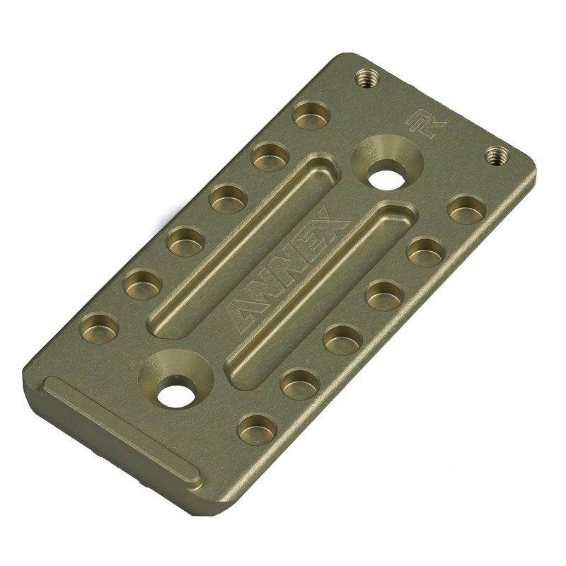 Q LLC Q-Sert ARCA Swiss Plate 7075 Aluminum Clear Anodized Gray