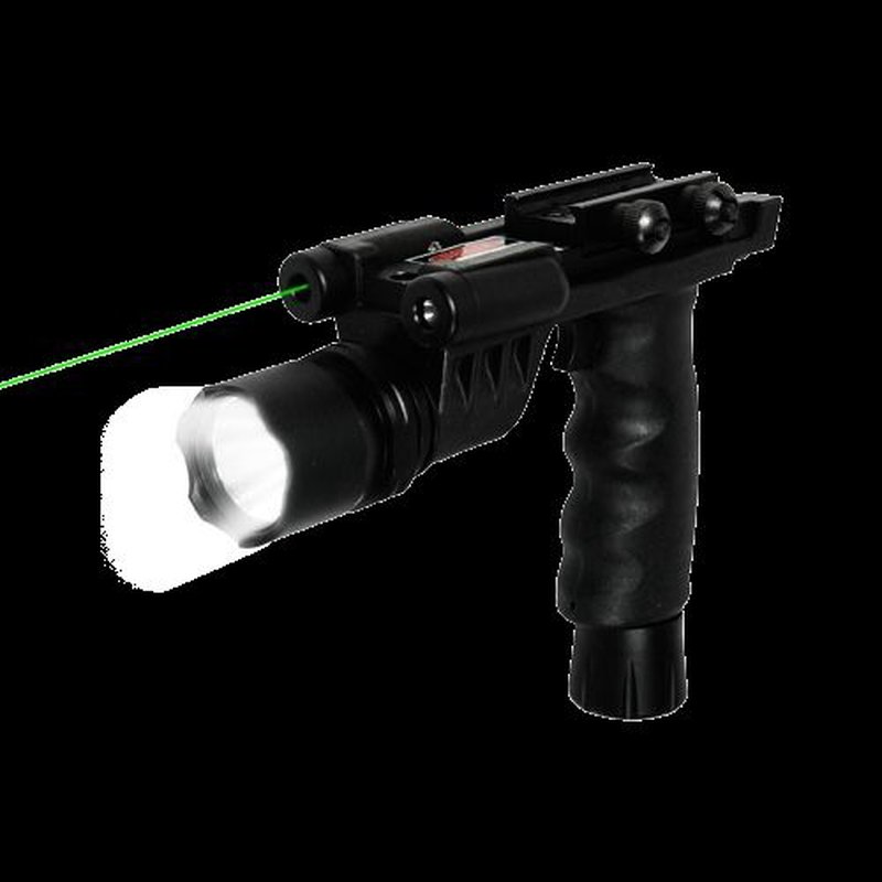 XTS Flashlight Grip w/ Green Laser