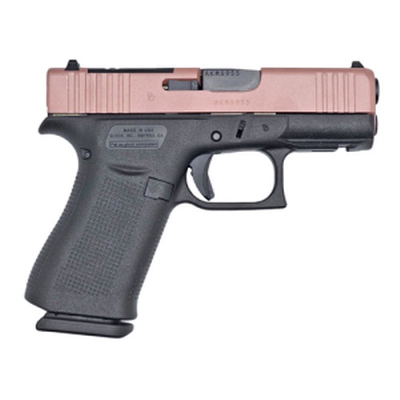 Glock G43X 9mm 3.4 Inch Barrel Rose Gold Slimline Concealed Carry Pistol