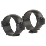 Leupold 2-Piece STD Windage Adjustable Steel Rings 1\", Super Low, Matte