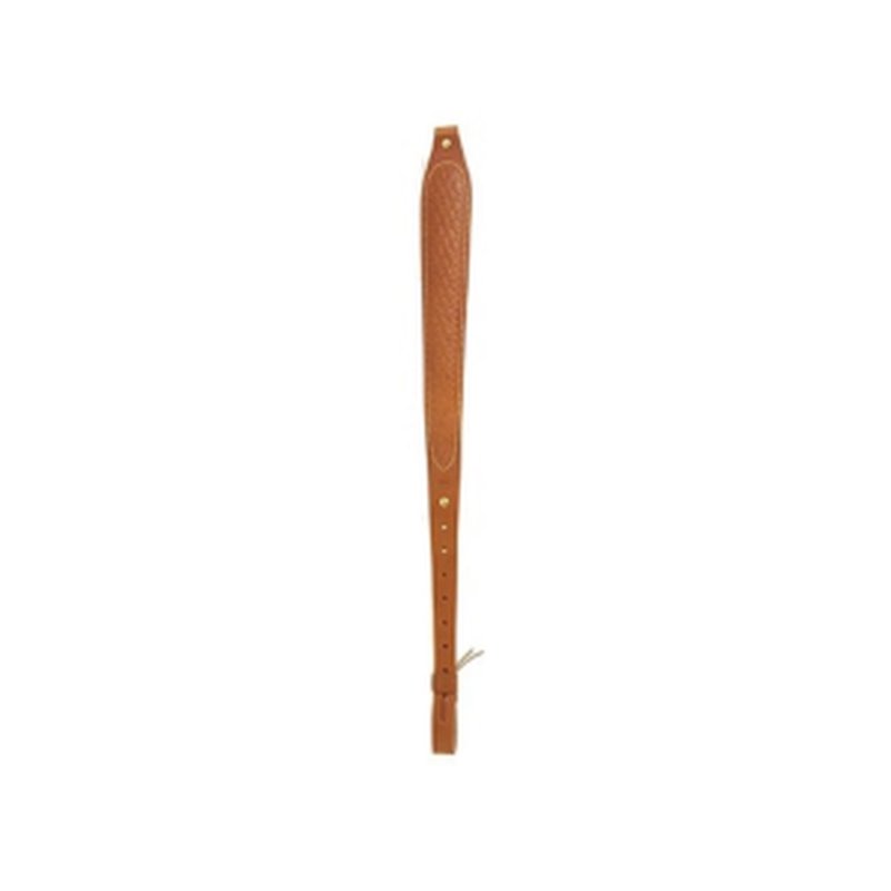 Hunter Cobra Basketweave Leather Rifle Sling Brown