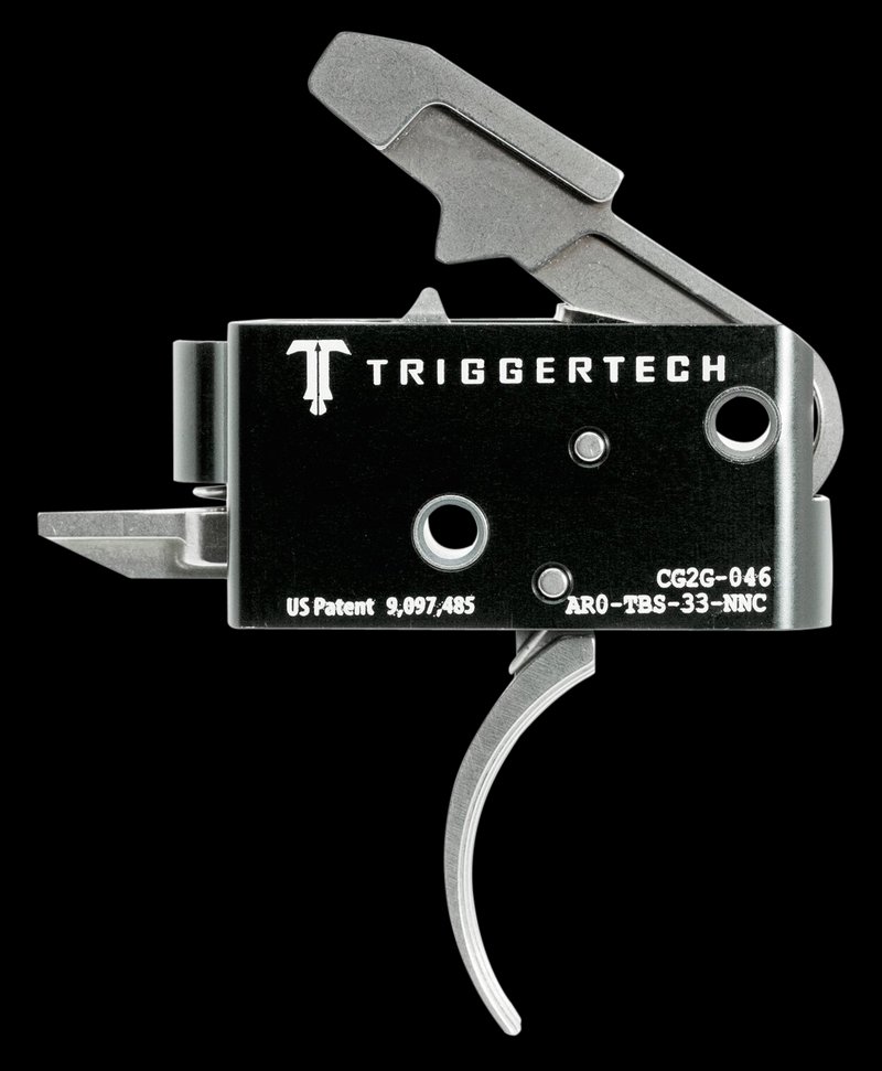 TriggerTech AR-15 Trigger Fixed 3.5 lb Two-Stage Curved