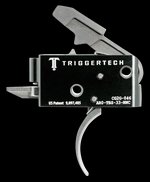 TriggerTech AR-15 Trigger Fixed 3.5 lb Two-Stage Curved