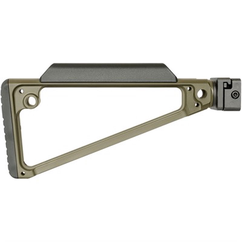 MIDWEST INDUSTRIES, INC. TRIANGLE SIDE FOLDING STOCK - OD GREEN