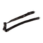 Armageddon Gear Precision Rifle Sling with QD Swivels, Black bungee webbing
