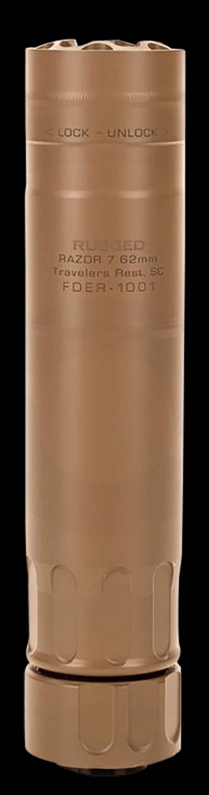 Rugged Razor762 Suppressor 7.62mm Stainless Cerakote