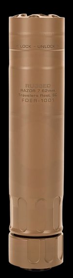 Rugged Razor762 Suppressor 7.62mm Stainless Cerakote