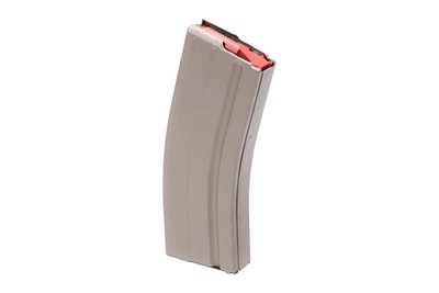 ASC 6mm ARC AR-15 Stainless Steel Magazine Marlube FDE Red Follower