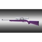 Hogue OverMolded Stock Ruger 10/22 .920" Barrel Channel Purple