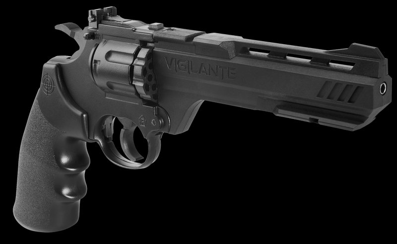 Crosman Cros 177 6in Rifled Barrel CO2 Air Pistol Black DAO