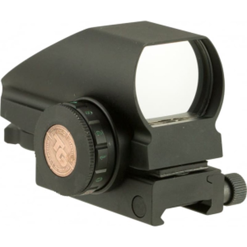 Truglo TG8380BN Tru-Brite 1x 34mm Illuminated 4 Pattern Red/Green CR2032 Lithium Black Matte