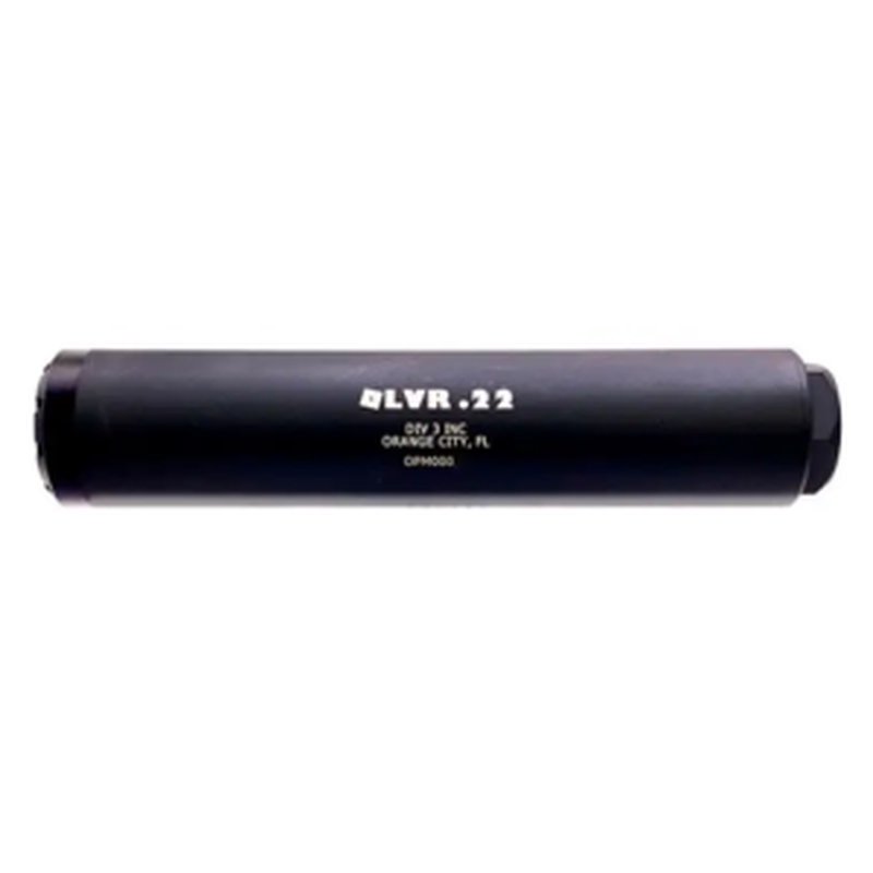 Division 3 Inc OLVR Suppressor .22 Caliber 1/2x28 Black