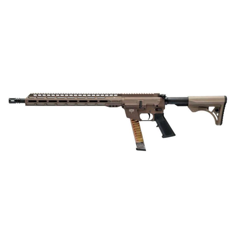 Freedom Ordnance FX-9 9mm AR-15 Rifle 16 Inch Barrel Flat Dark Earth